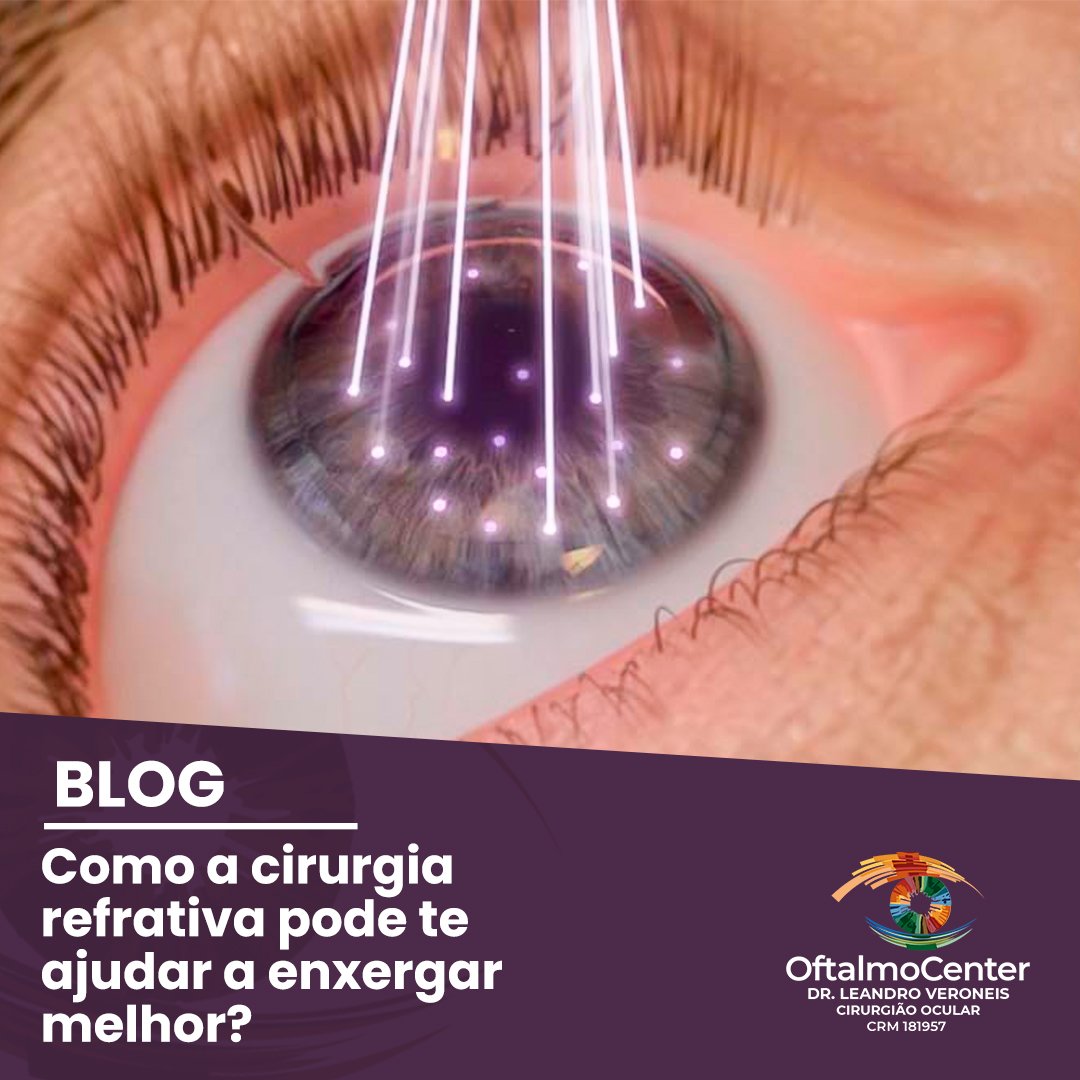 Como a cirurgia refrativa pode te ajuda a enxergar melhor?